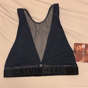 Calvin Klein unlined bralette!